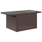 vidaXL Set Divani da Giardino con Cuscini Tavolo e Divani 11 pz in Polyrattan