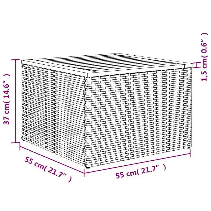 vidaXL 6 Piece Patio Sofa Set with Cushions Grey Poly Rattan (US only)