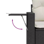 vidaXL Set Divani da Giardino 8 pz con Cuscini Grigio Polyrattan