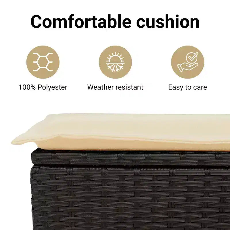 vidaXL Set Divani da Giardino 8 pz con Cuscini Grigio Polyrattan