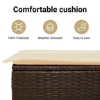 vidaXL Set Divani da Giardino 8 pz con Cuscini Grigio Polyrattan