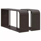 vidaXL 10 Piece Modular Patio Sofa Set, Rectangular Outdoor Garden Sectional with Cushions