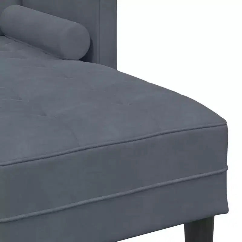 vidaXL Set Divani 2 pz Grigio chiaro 173 x 131 x 67 cm Velluto