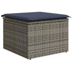 vidaXL Garden Sofa Set with Cushion 5 pcs Brown Poly rattan