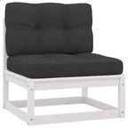vidaXL Patio Furniture Set 8 Piece Sofa Set with Cushions Solid Wood Pine
