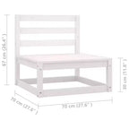 vidaXL Patio Furniture Set 8 Piece Sofa Set with Cushions Solid Wood Pine
