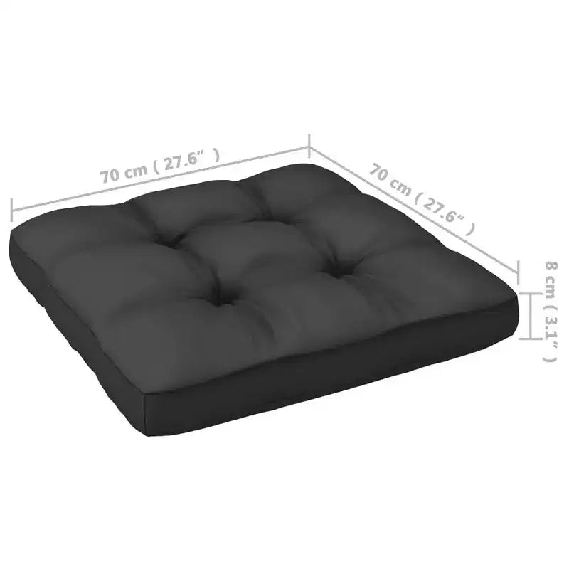 vidaXL Patio Furniture Set 8 Piece Sofa Set with Cushions Solid Wood Pine