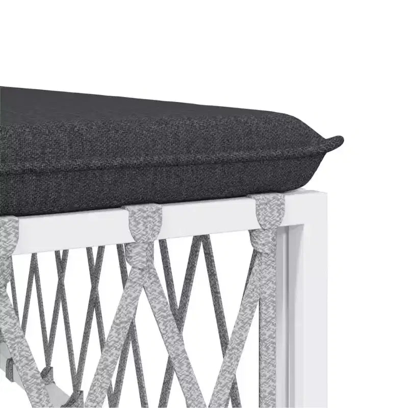 vidaXL Set Salotto da Giardino 6 pz con Cuscini Acciaio Antracite