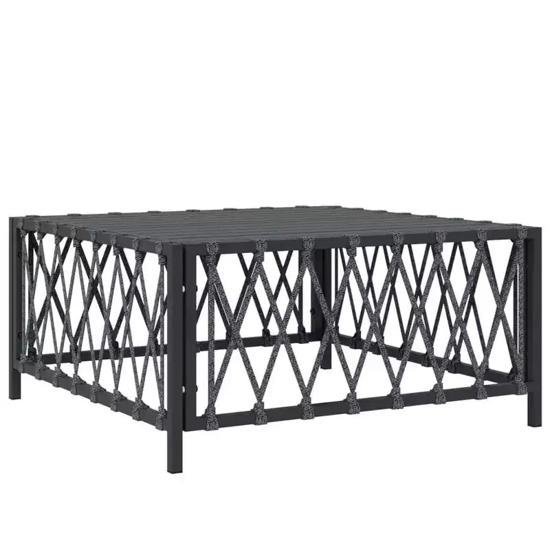 vidaXL Set Salotto da Giardino 6 pz con Cuscini Acciaio Antracite