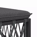 vidaXL Set Salotto da Giardino 6 pz con Cuscini Acciaio Antracite
