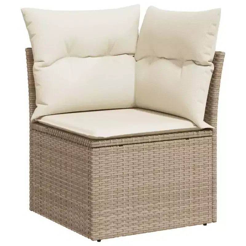 vidaXL Set Divano da Giardino 5 pz con Cuscini, Sezionale Modulare per Esterni, Poly Rattan, Colori Vari
