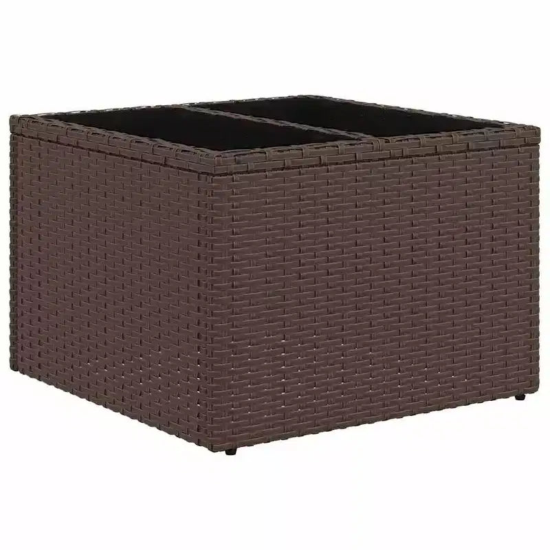 vidaXL Set Divani da Giardino 6 pz con Cuscini Marrone in Polyrattan