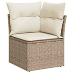vidaXL Garden Sofa Set PE Rattan Large Garden Sofa Set