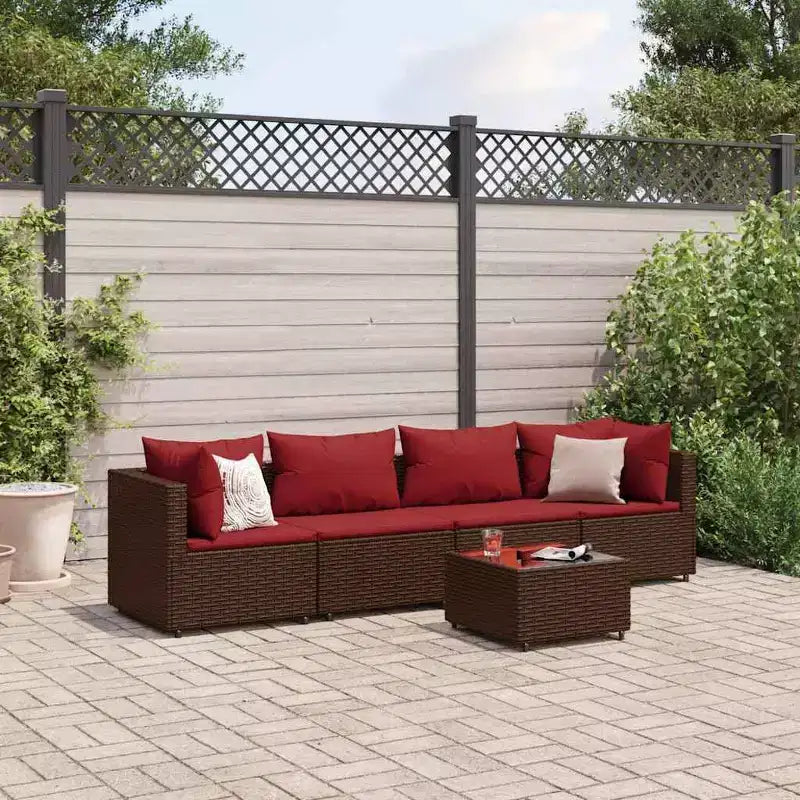 Set lounge da giardino vidaXL