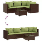 Set lounge da giardino vidaXL