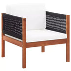 vidaXL 4 Piece Patio Lounge Set Solid Acacia Wood