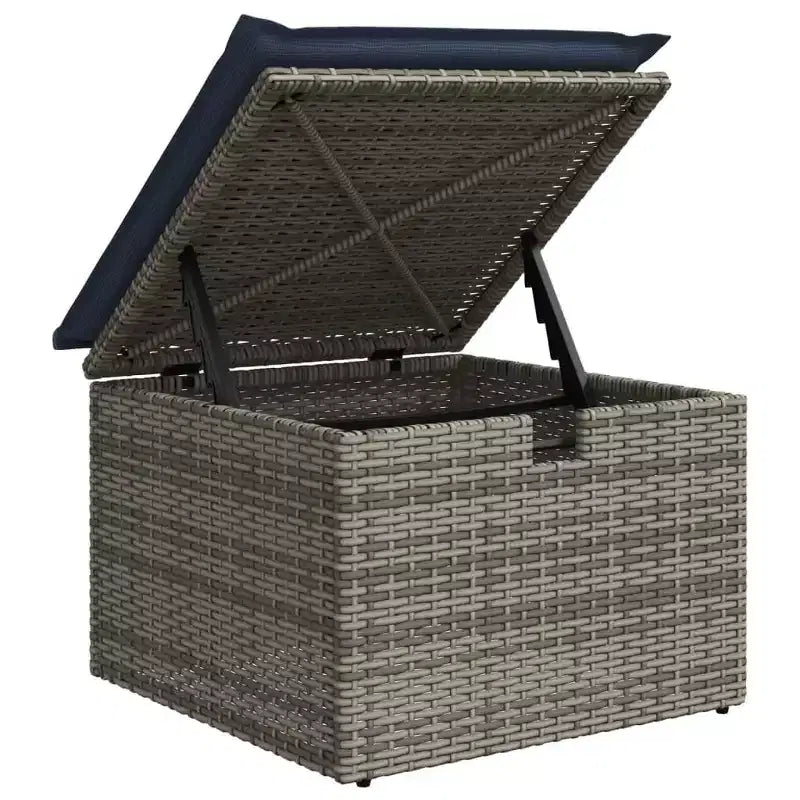 vidaXL Set Divani da Giardino Sezionali con Cuscini, 9 Pezzi, Polyrattan