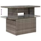 vidaXL Set Divani da Giardino Sezionali con Cuscini, 9 Pezzi, Polyrattan