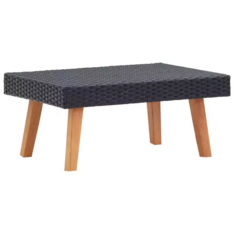 vidaXL Set da Giardino 3 pz Divano da Esterno con Tavolino Polyrattan