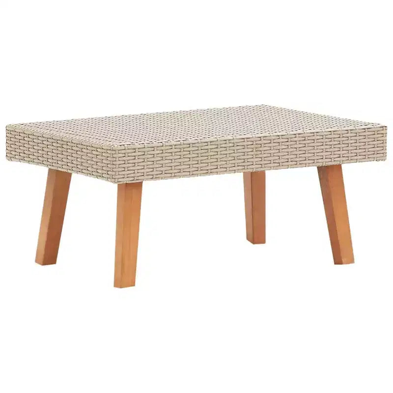 vidaXL Set da Giardino 3 pz Divano da Esterno con Tavolino Polyrattan