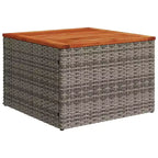 vidaXL Salotto da Giardino 9 pz con Cuscini Grigio Polyrattan