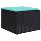 vidaXL Salotto da Giardino 9 pz con Cuscini Grigio Polyrattan