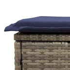 vidaXL Set Divani da Giardino 4 pz con Cuscini in Polyrattan - Con Tavolo