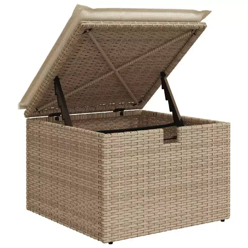 vidaXL Set Divano da Giardino 7 Pezzi con Cuscini, Sezionale Modulare da Esterno in Poly Rattan, Colori e Modelli Multipli