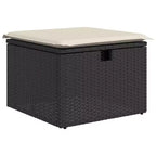 vidaXL Set Divano da Giardino 7 Pezzi con Cuscini, Sezionale Modulare da Esterno in Poly Rattan, Colori e Modelli Multipli