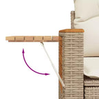vidaXL Set Divano da Giardino 7 Pezzi con Cuscini, Sezionale Modulare da Esterno in Poly Rattan, Colori e Modelli Multipli