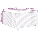 vidaXL Set Divani da Giardino con Cuscini, in Polyrattan