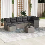 vidaXL 8 Piece Patio Sofa Set with Cushions Poly Rattan - Choose Color and Model