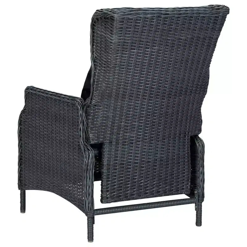 vidaXL Set da pranzo da giardino 9 pezzi tavolo e sedie in polyrattan