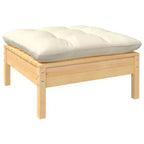 vidaXL Set Lounge da Giardino 6 Pezzi in Pino Massiccio con Cuscini