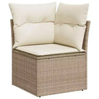 vidaXL Set Divani da Giardino 6 pz con Cuscini in Poly Rattan, Divano Sezionale Modulare da Esterno, Vari Colori/Modelli