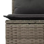 vidaXL Set Divani da Giardino 6 pz con Cuscini Beige in Polyrattan