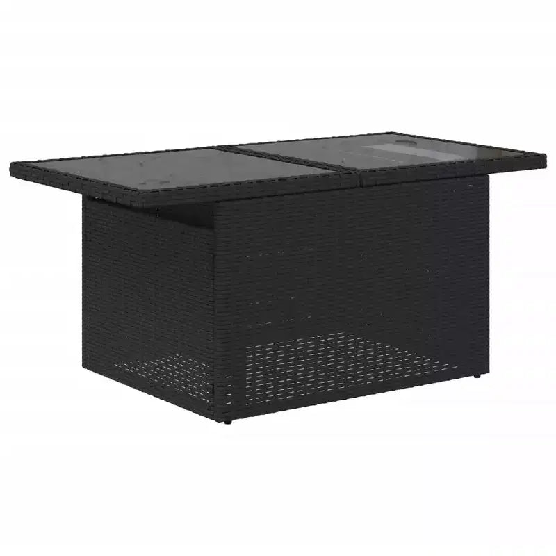 vidaXL Set Divani da Giardino con Cuscini e Tavolino Polyrattan
