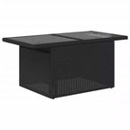 vidaXL Set Divani da Giardino con Cuscini e Tavolino Polyrattan