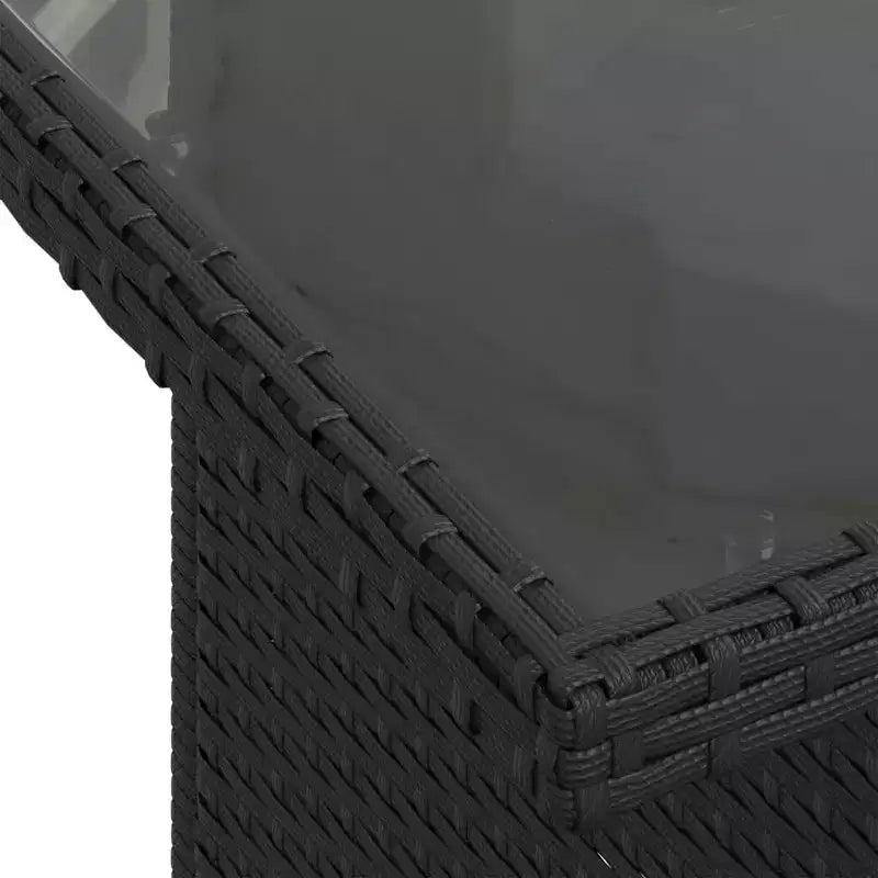 vidaXL Set Divani da Giardino con Cuscini e Tavolino Polyrattan