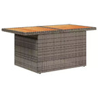Set Divani da Giardino vidaXL con Cuscini in Polirattan e Acacia