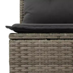 Set Divani da Giardino vidaXL con Cuscini in Polirattan e Acacia