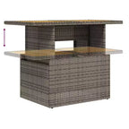 Set Divani da Giardino vidaXL con Cuscini in Polirattan e Acacia