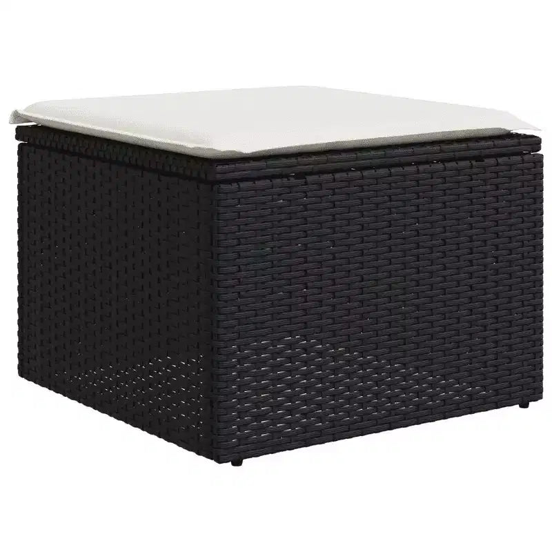 Set Divani da Giardino vidaXL con Cuscini in Polirattan e Acacia