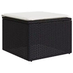Set Divani da Giardino vidaXL con Cuscini in Polirattan e Acacia