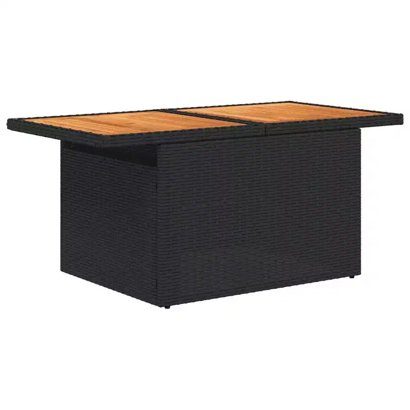 Set Divani da Giardino vidaXL con Cuscini in Polirattan e Acacia