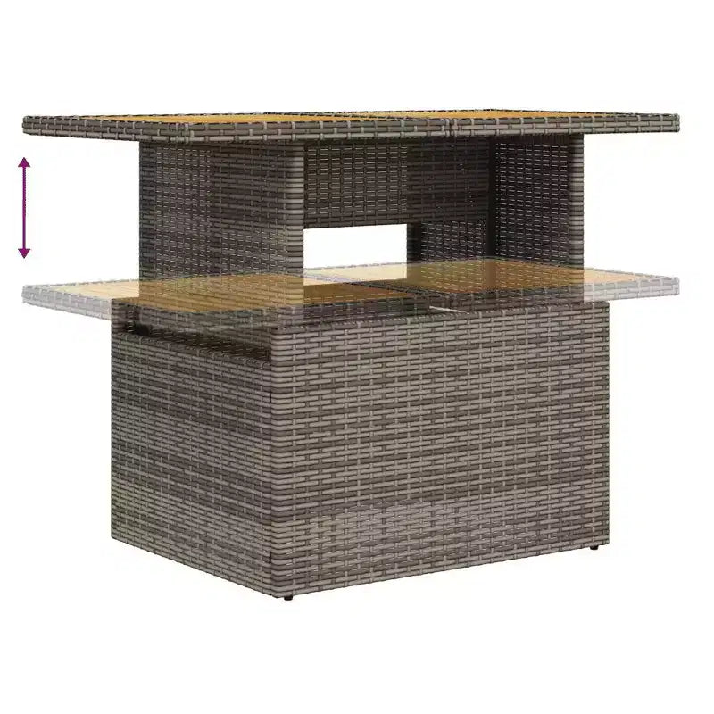 vidaXL Set divano da esterno contemporaneo con cuscini