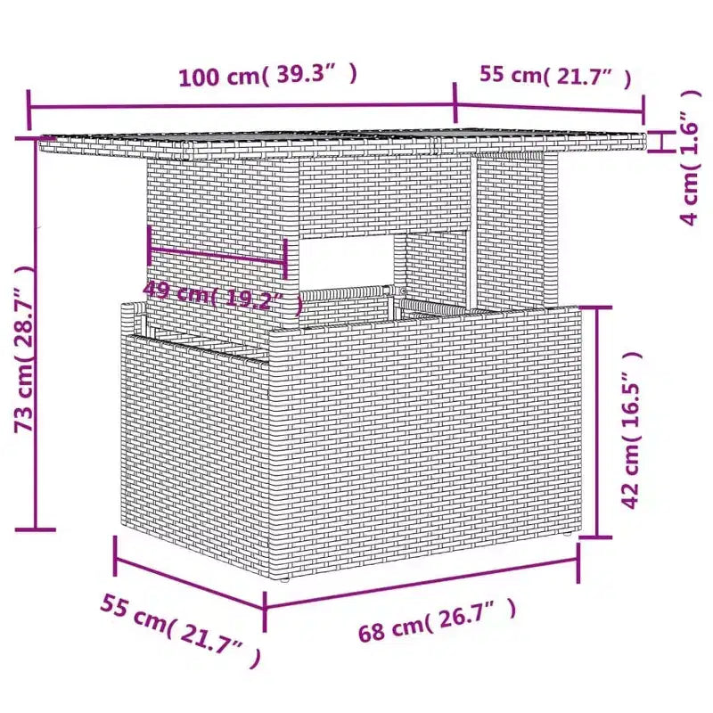 vidaXL Set Divani da Giardino Modulari con Cuscini - Mobili in Polyrattan