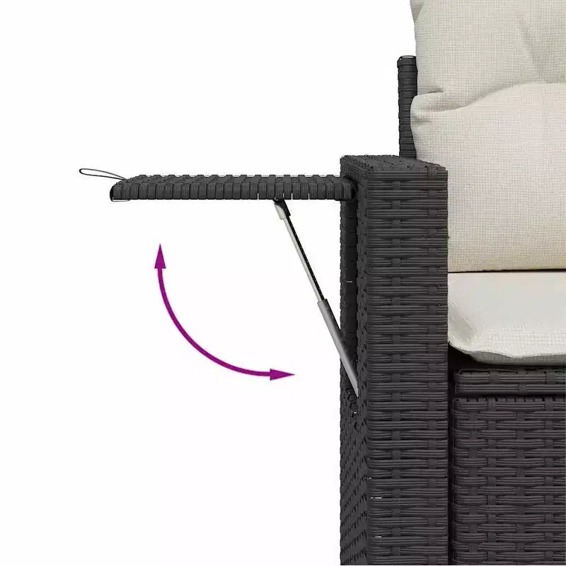 vidaXL Set Divani da Giardino Modulari con Cuscini - Mobili in Polyrattan