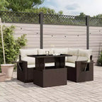 vidaXL Set Divani da Giardino Modulari con Cuscini - Mobili in Polyrattan