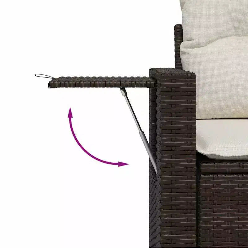 vidaXL Set Divani da Giardino Modulari con Cuscini - Mobili in Polyrattan